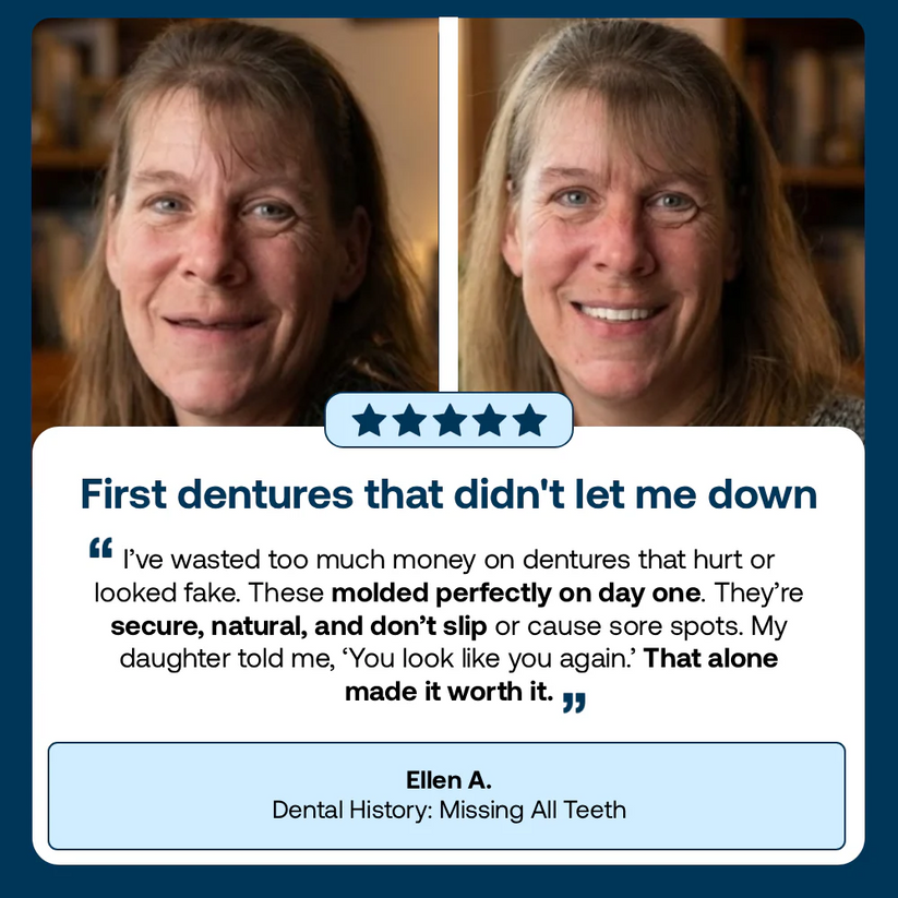 2026 Hot Sale Ends Today: 70% OFF!  Custom Custom-Fit Full Functional DenturesMake you more confident – Made in the USA