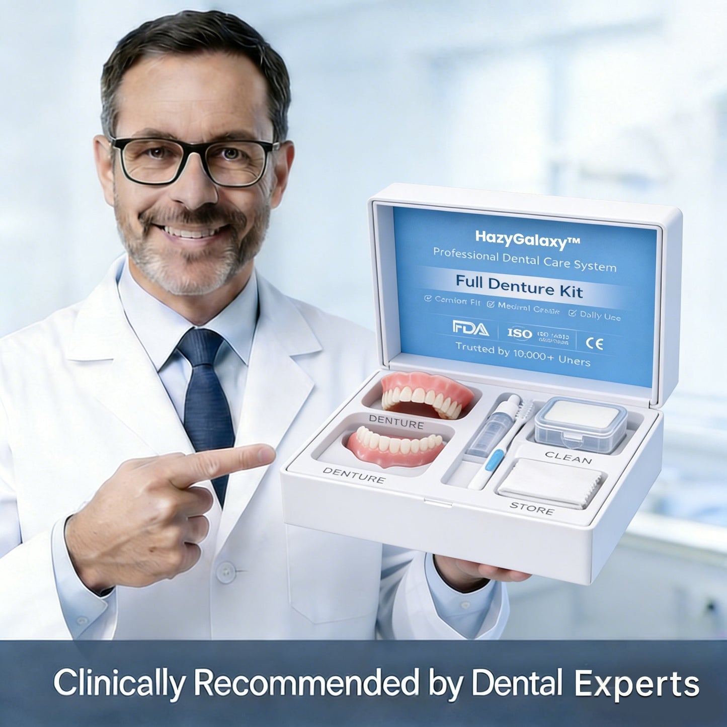 --🦷 HazyGalaxy™ Custom-Fit Dentures ⏰ ENDS TODAY   70% OFF | Smile with Confidence