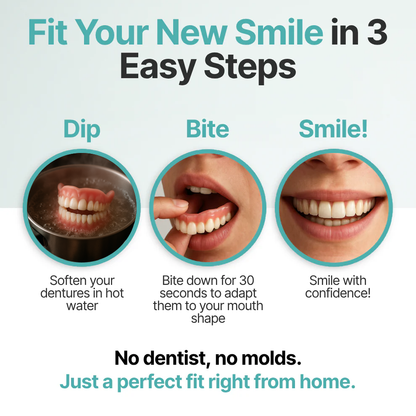 Custom-Fit Full Functional DenturesMake you more confident-Made in the USA